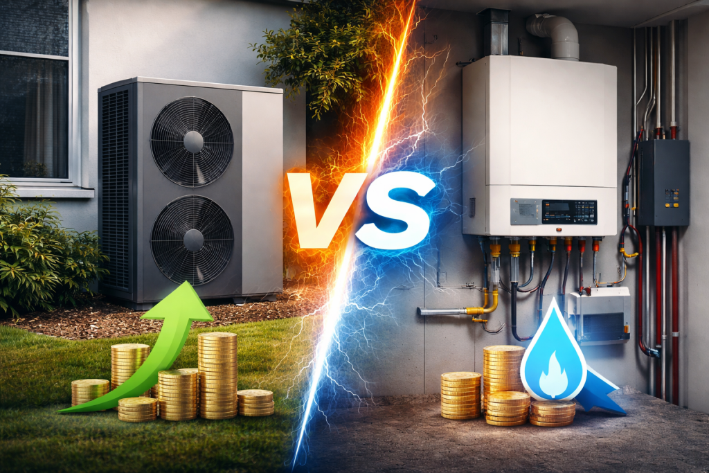 Pompa ciepła vs kocioł gazowy